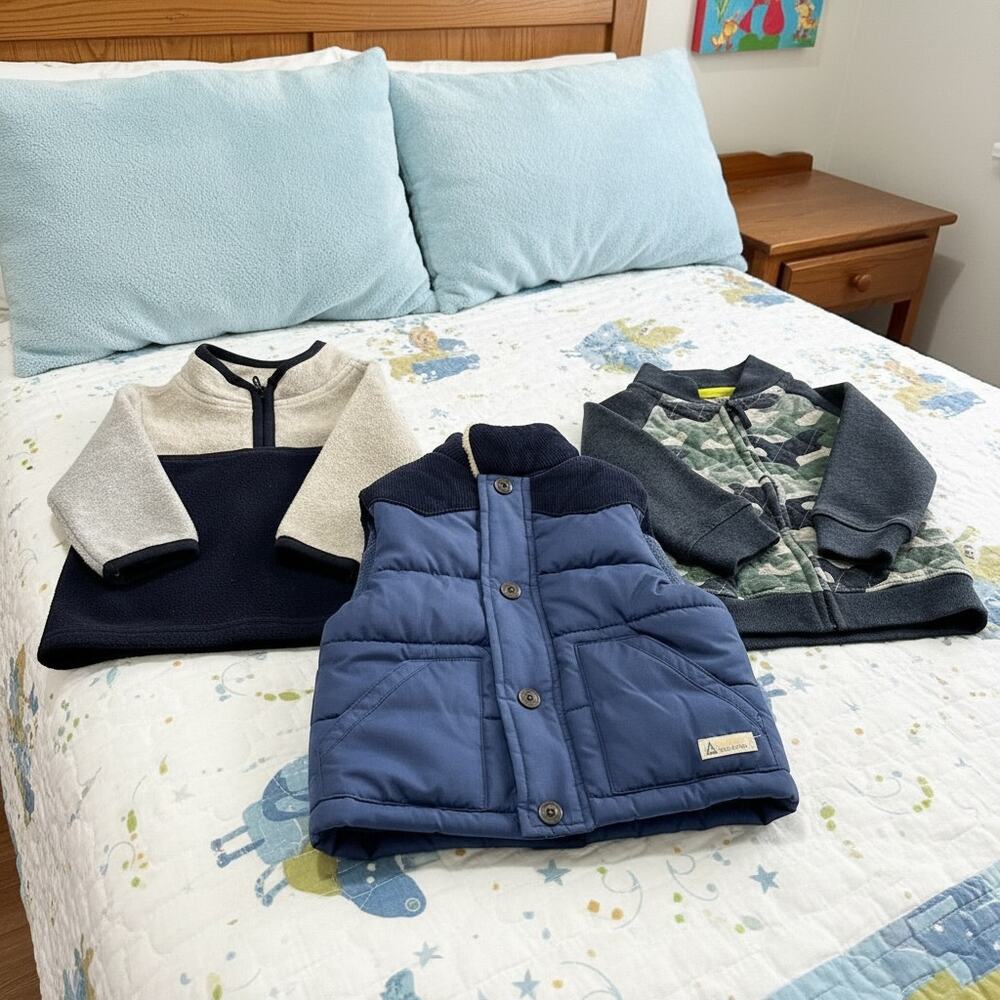 Baby Boy Outerwear Vest and‎ Jackets - Size 6 Months